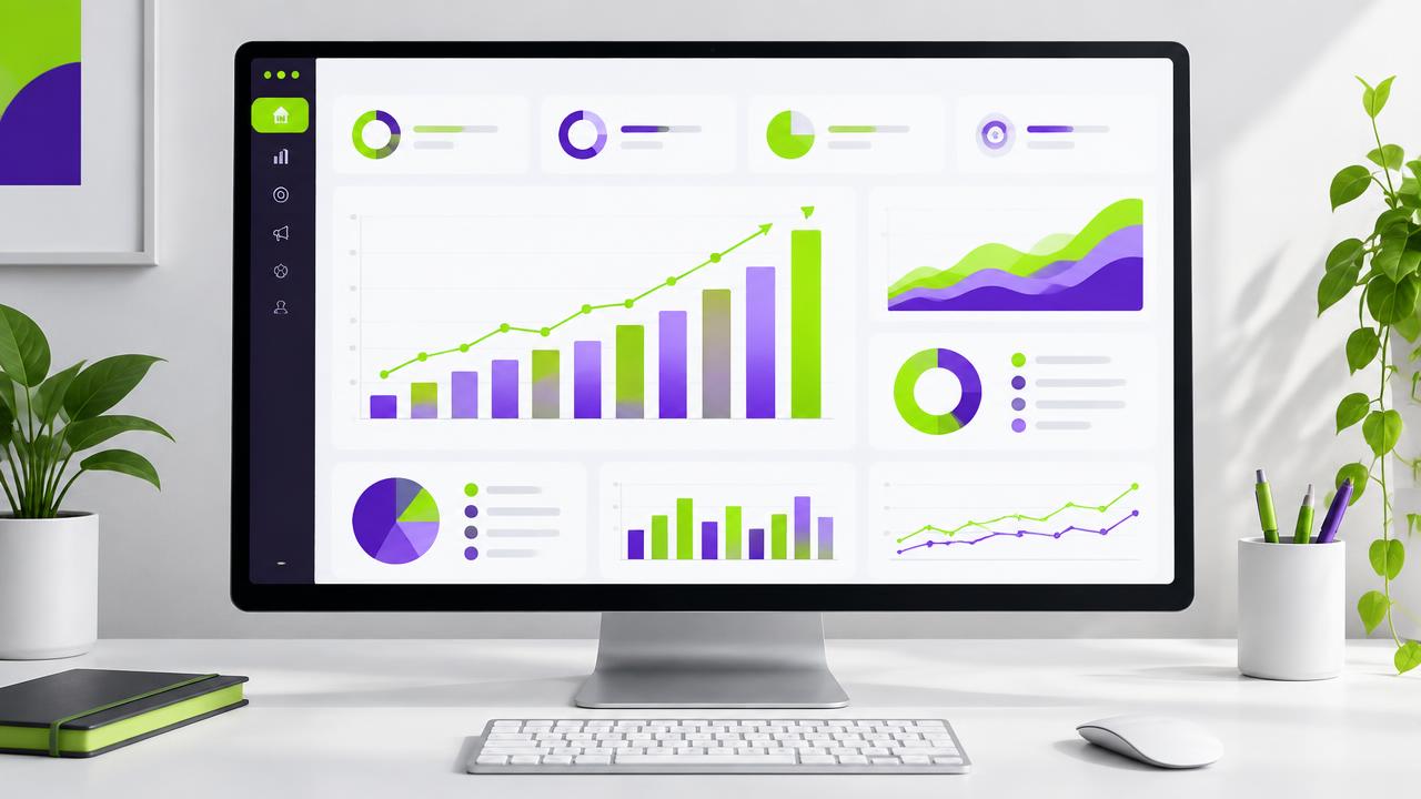 Online and offline advertising KPI measurement dashboard
