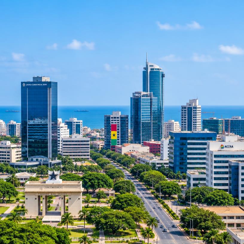 Accra skyline